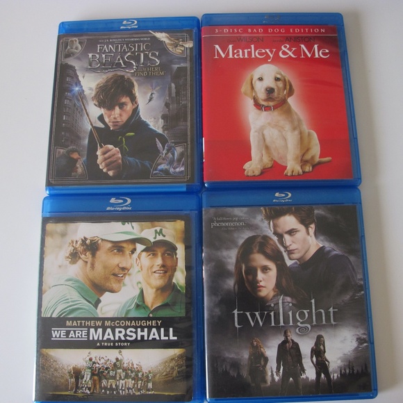 Other - Bundle of 4 Blue Ray Home Movies GUC